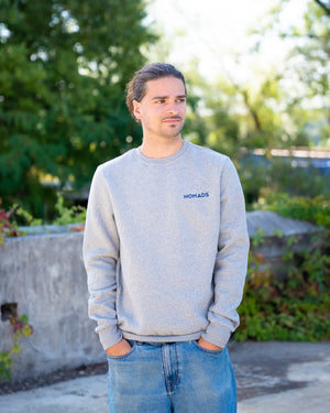Sweat col rond Homme Gris