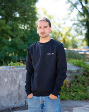 Sweat col rond Homme Noir