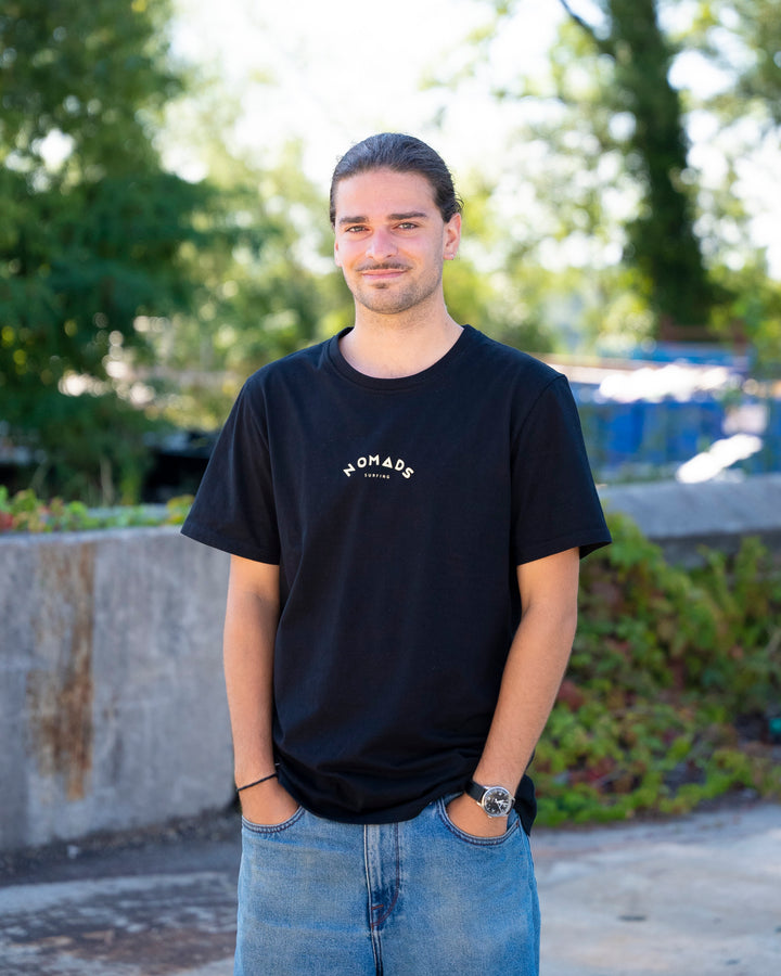 Tee-shirt Homme Noir Surf
