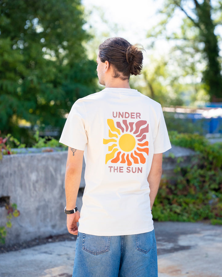 Tee-shirt Homme Écru Under The Sun