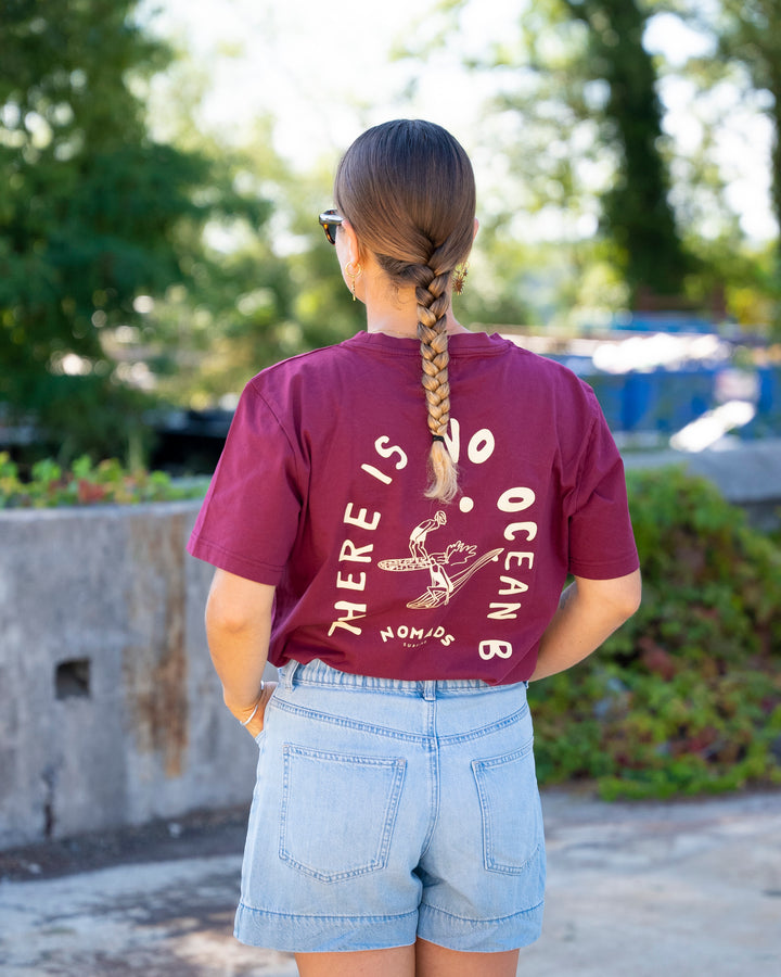 Tee-shirt Femme Bordeaux No Ocean B