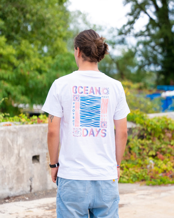 Tee-shirt Homme Blanc Ocean Days