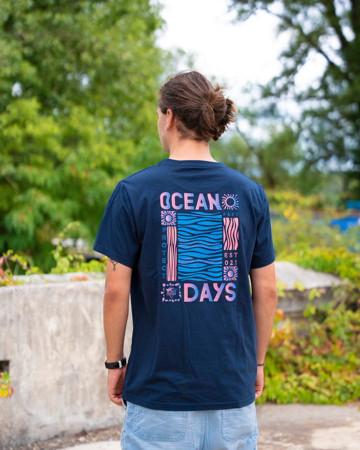 Tee-shirt Homme Bleu Ocean Days
