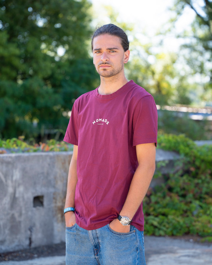 Tee-shirt Homme Bordeaux No Ocean B