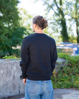 Sweat col rond Homme Noir