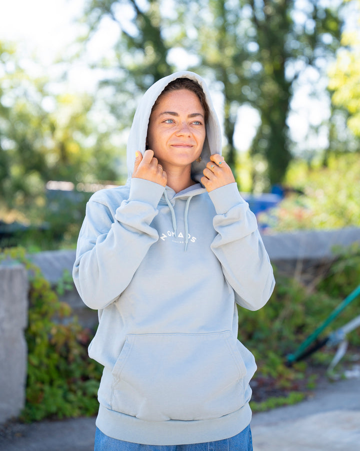 Hoodie Femme Vert de Gris