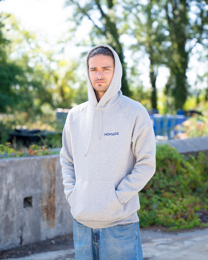 Hoodie Homme Gris