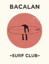 "Bacalan surf club" poster