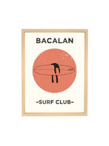 "Bacalan surf club" poster