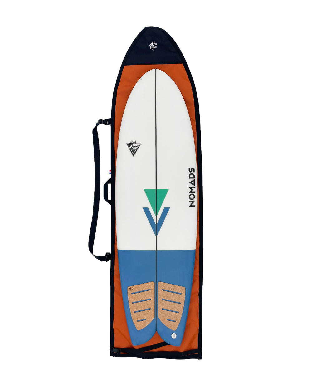 Housse de surf Orange Shortboard