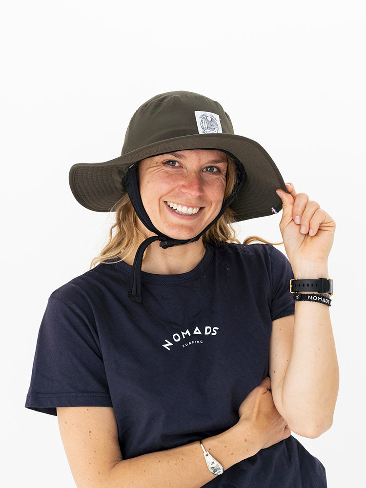 Bob de Surf Unisexe Vert - 100% Recyclé Made in France