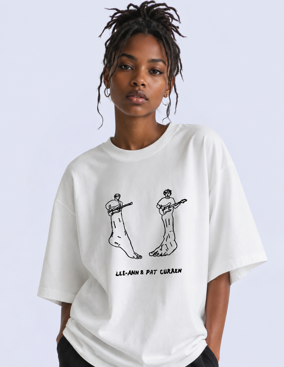 Tee-shirt Femme Crème Curren Music Tour