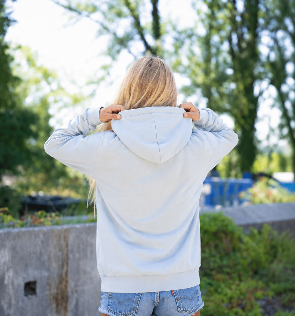 Hoodie Femme Vert de Gris