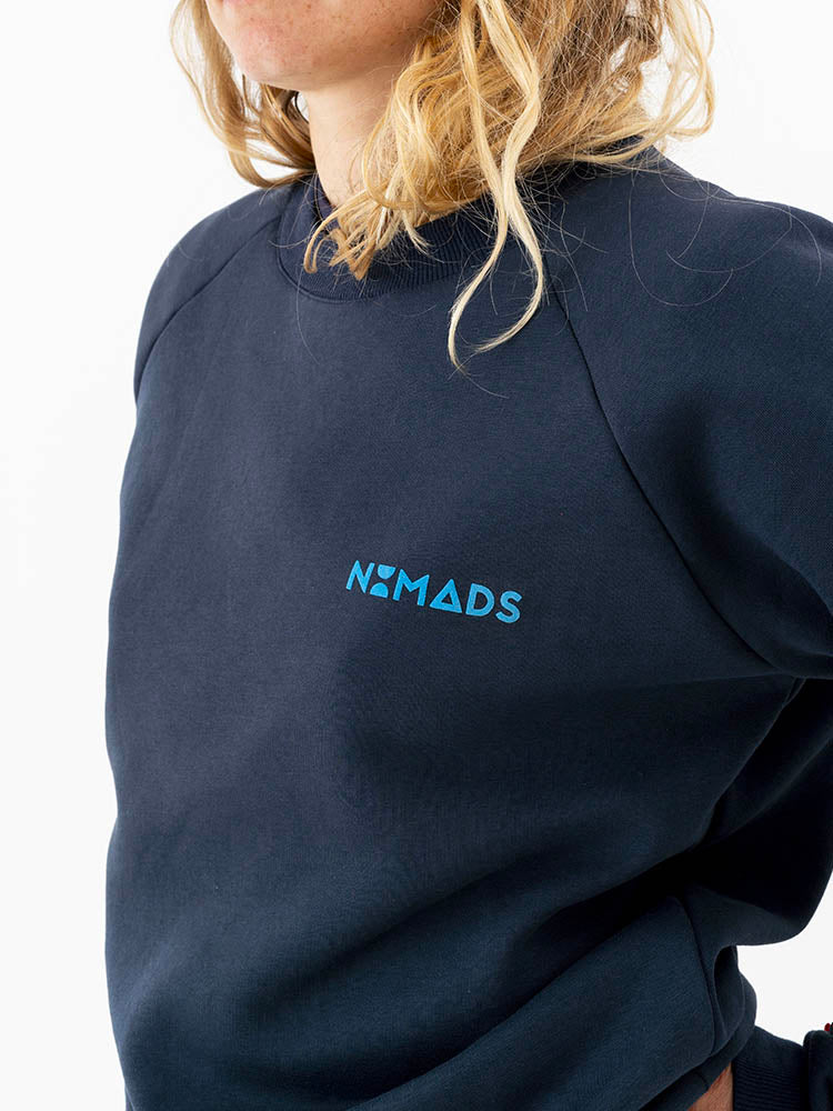 Sweat col rond Femme Bleu Marine