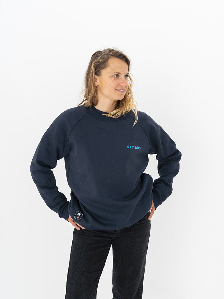 Sweat col rond Femme Bleu Marine