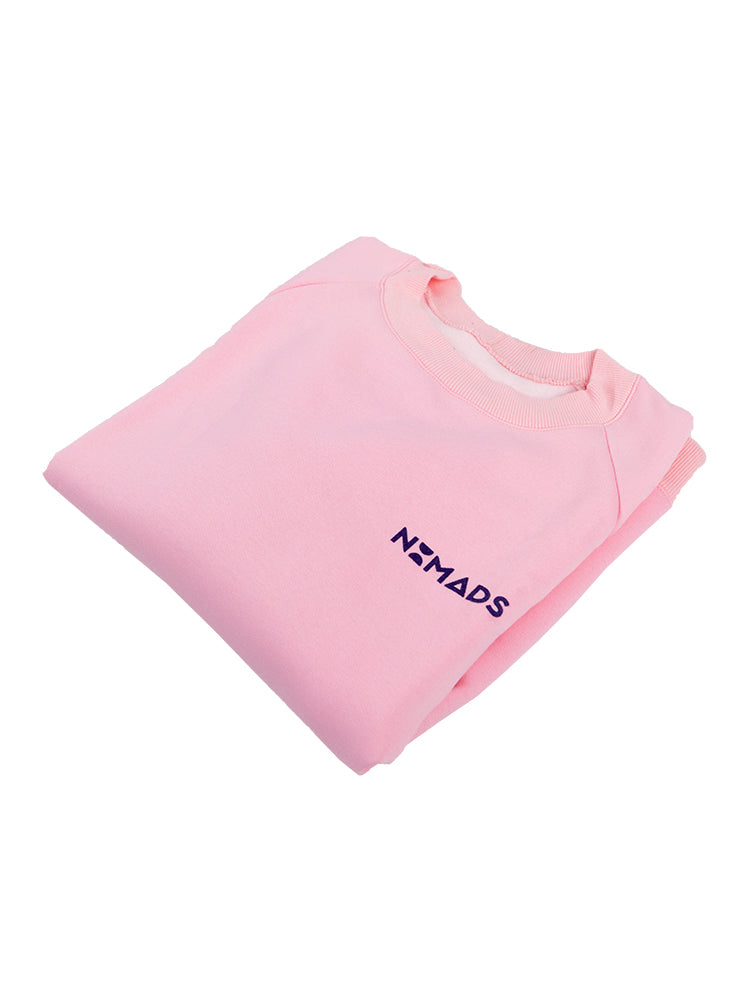 Sweat col rond Femme Rose