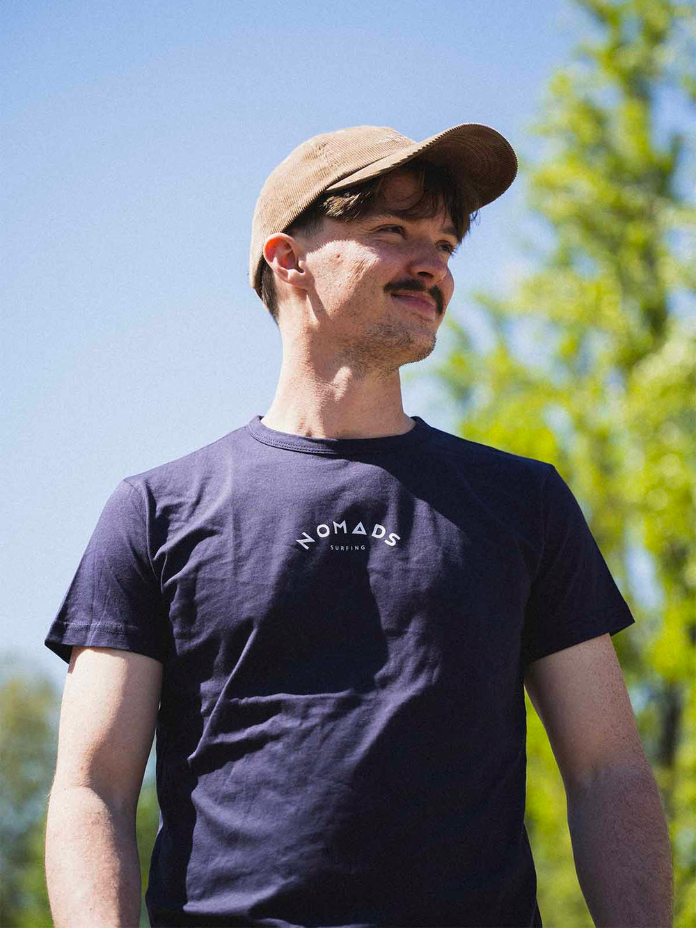 Tee-shirt Homme Bleu