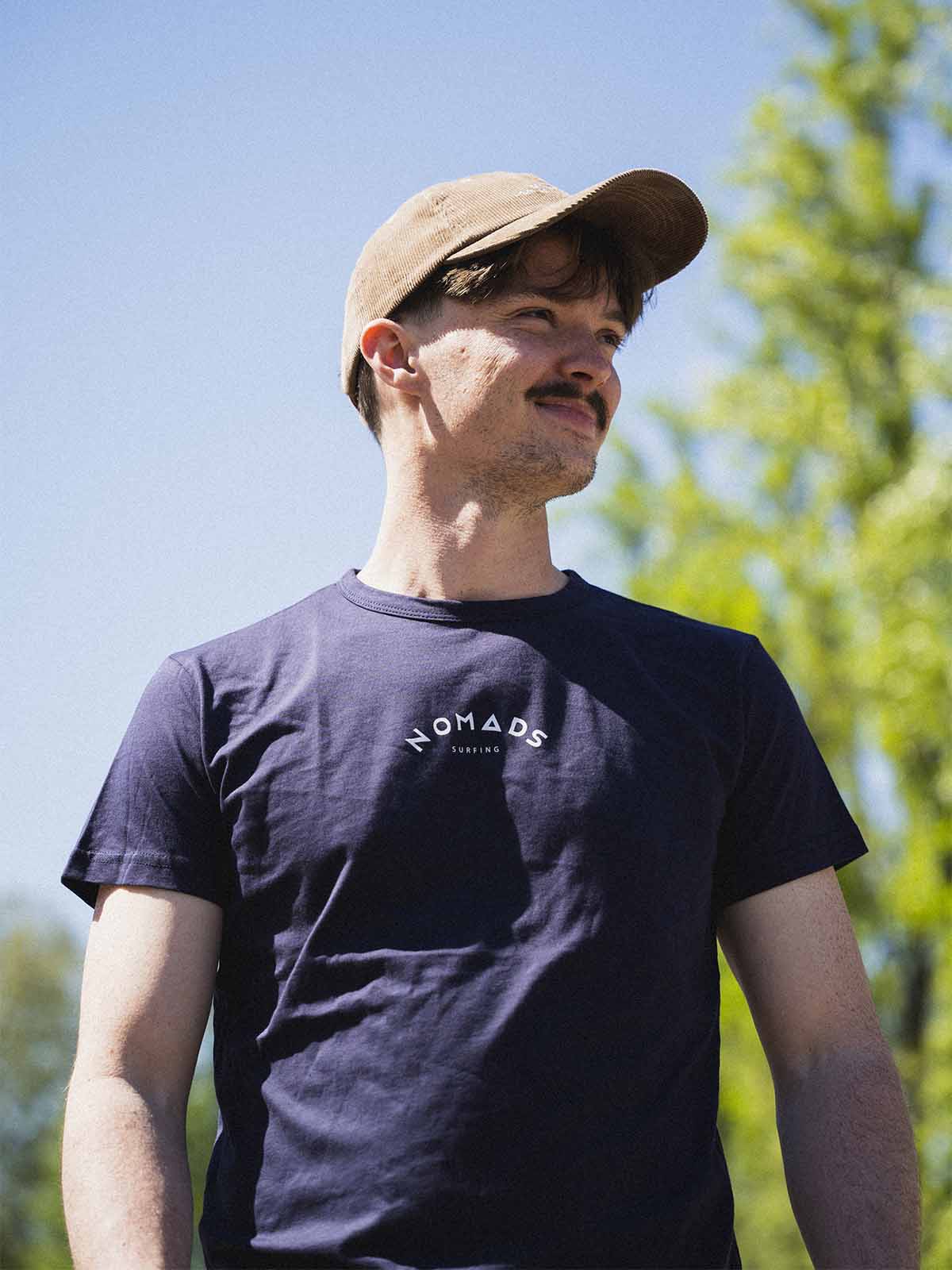 Tee-shirt Homme Bleu