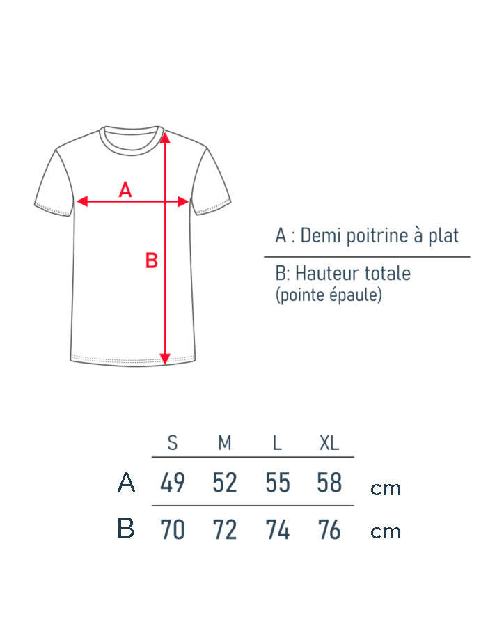 Tee-shirt Homme Bleu Ocean Days