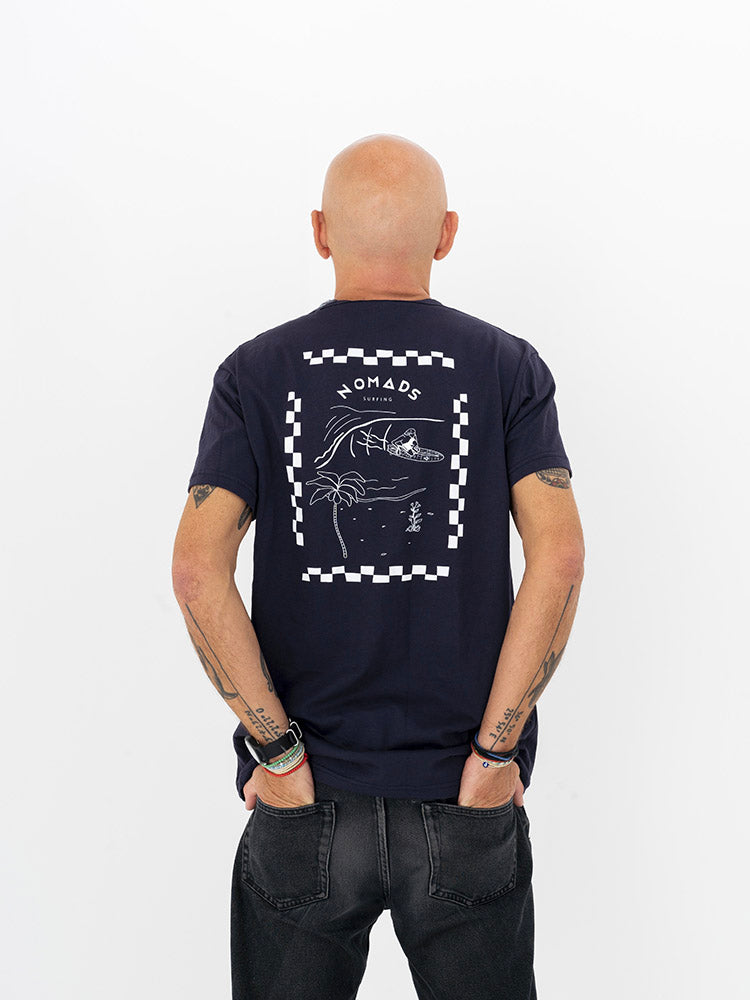 Tee-shirt Homme Bleu