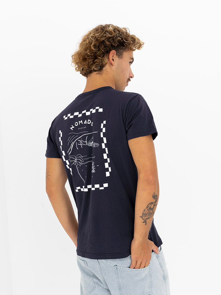 Tee-shirt Homme Bleu
