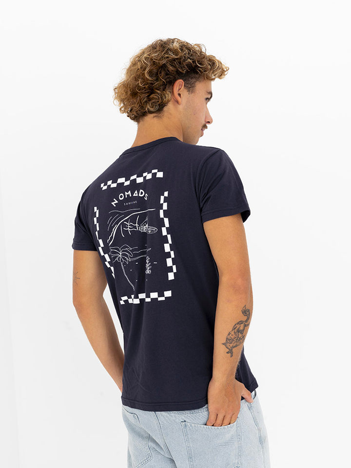 Tee-shirt Homme Bleu