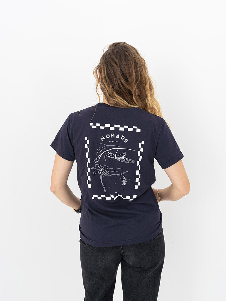 Tee-shirt Femme Surf Bleu