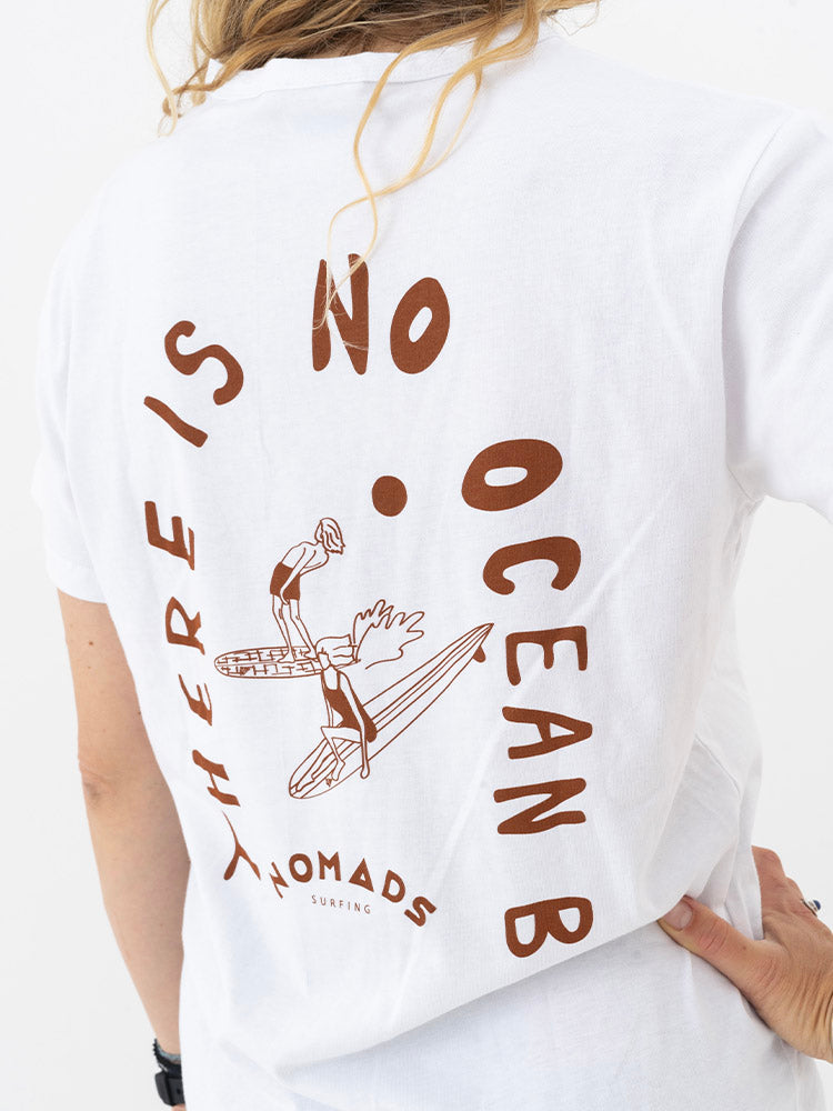 Tee-shirt Femme Blanc No Ocean B