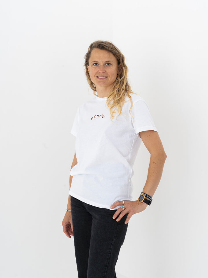 Women's White T-shirt No Ocean B