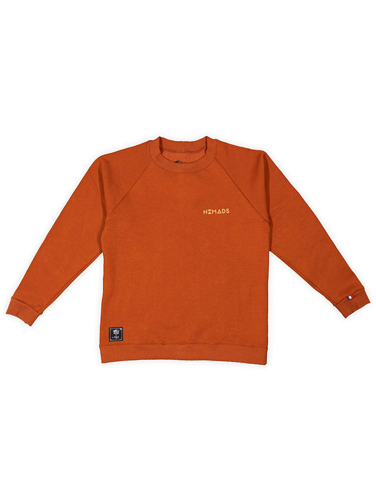 Sweat col rond Femme Brique